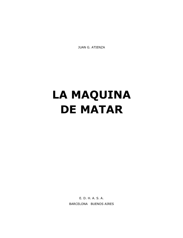 Portada de LA MAQUINA